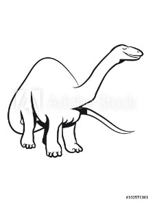 Bild på Dinosaur Brontosaurus